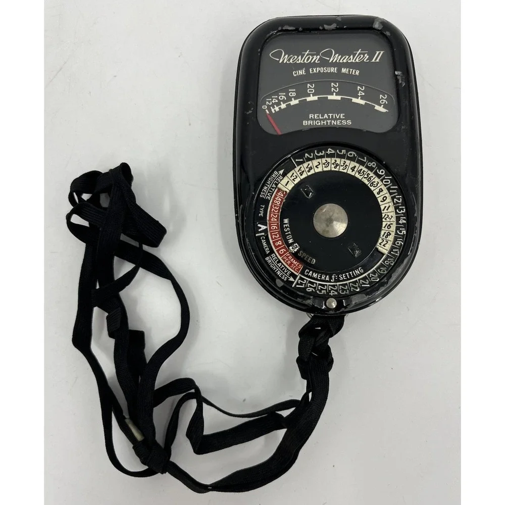 Vintage Weston Master II Cine Exposure Meter Model 736 Photography Light Tool